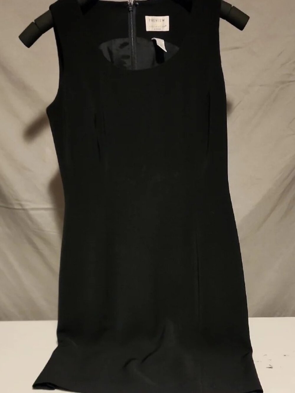 Preview Collection Black Sheath Mini Dress